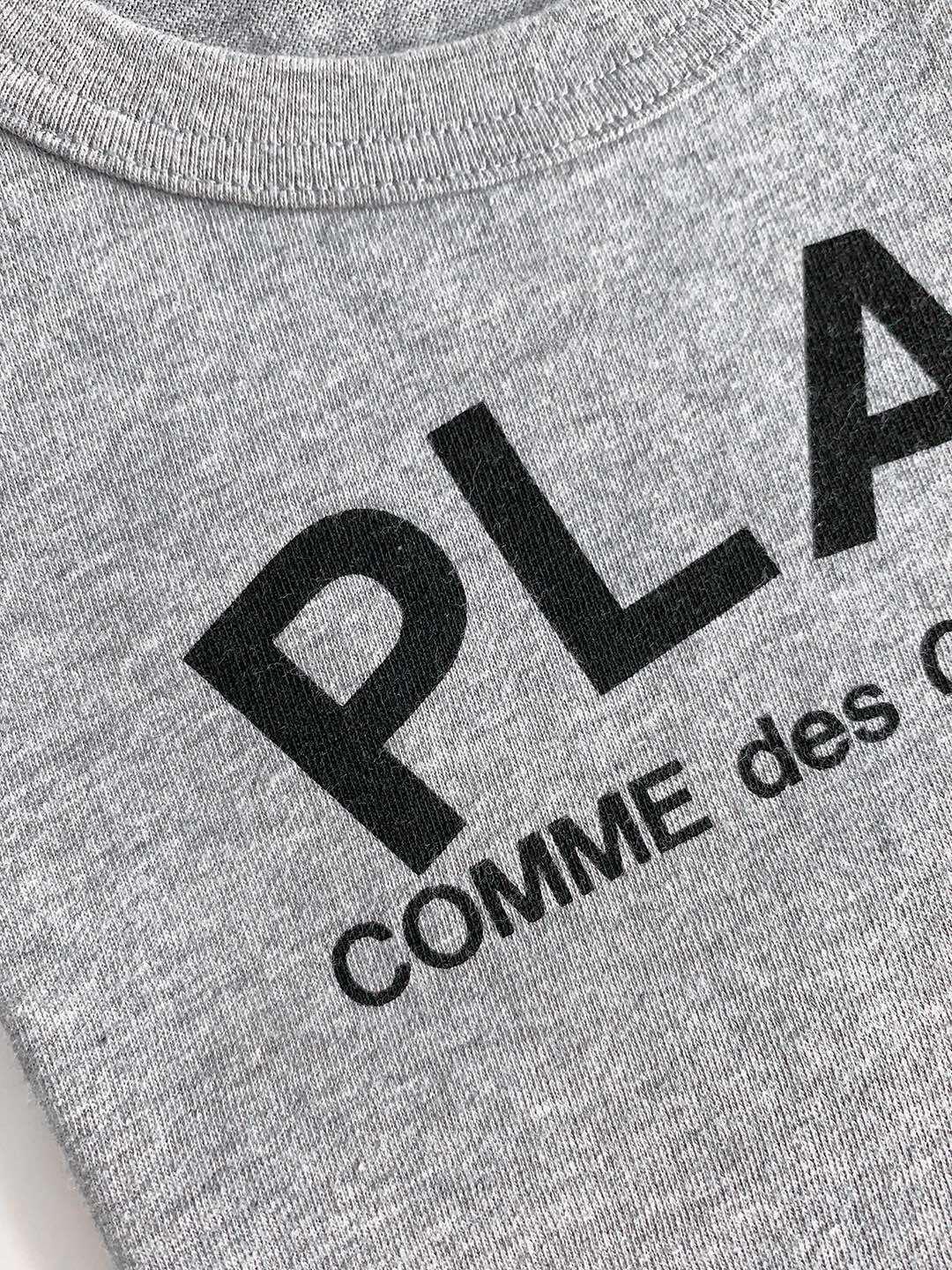 Футболка Comme des Garçons Play Black Heart "Gray" фото № 4