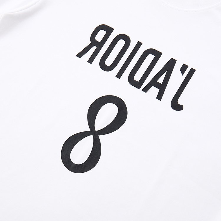 Футболка Dior Number 8 "White" фото № 7
