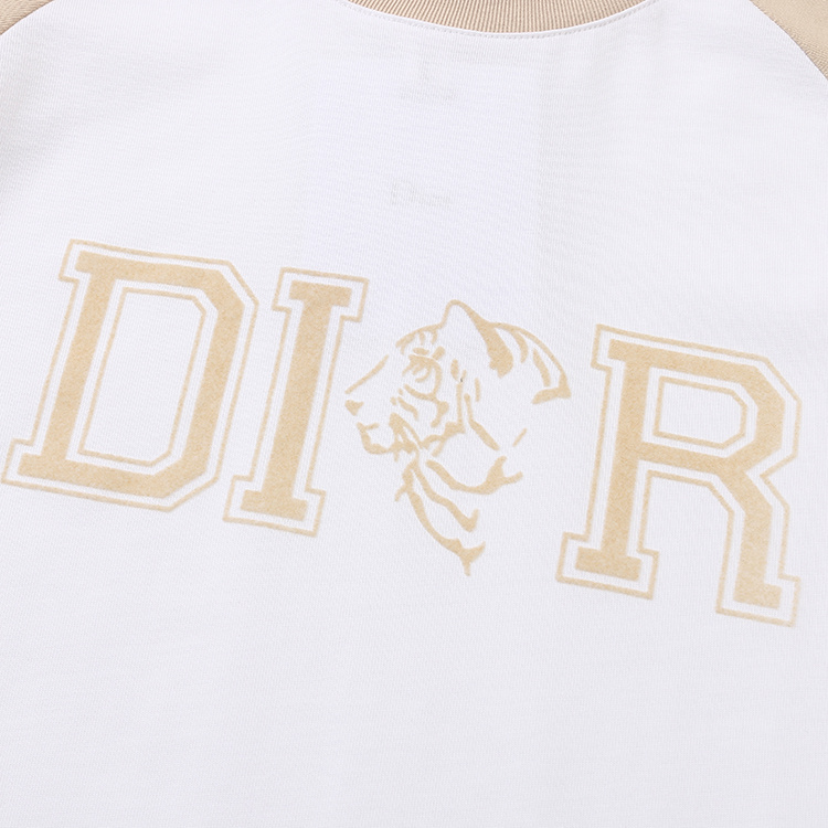 Футболка Dior Sleeves "White/Cream" фото № 3