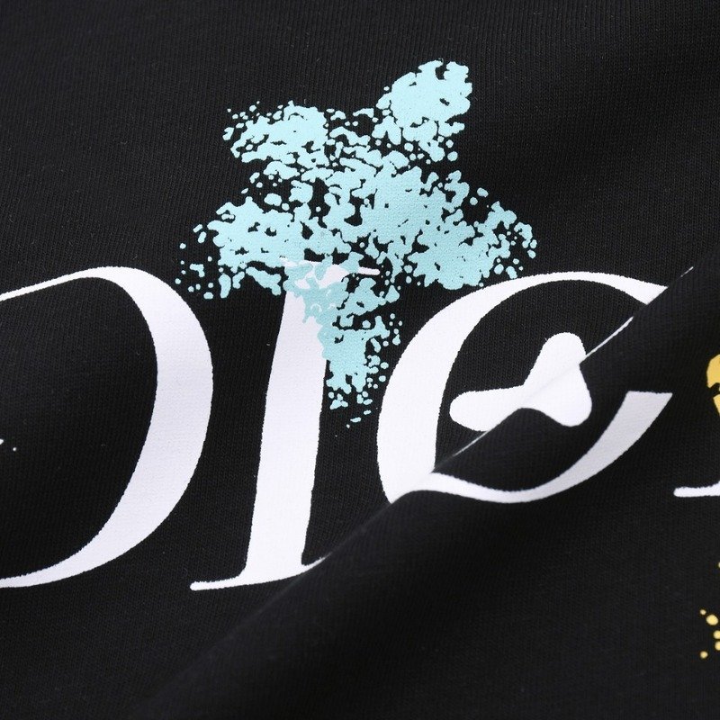 Футболка Dior Imprint Paint "Black" фото № 5