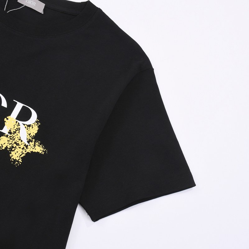Футболка Dior Imprint Paint "Black" фото № 6