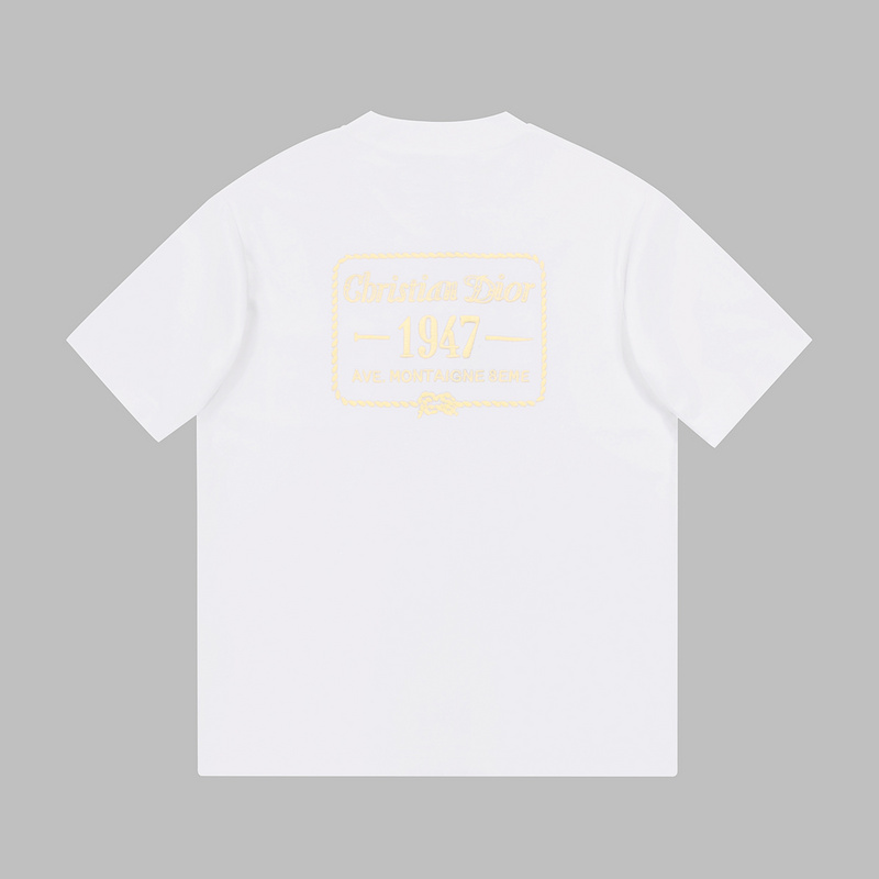 Футболка Dior Emblem With Data "White" фото № 6