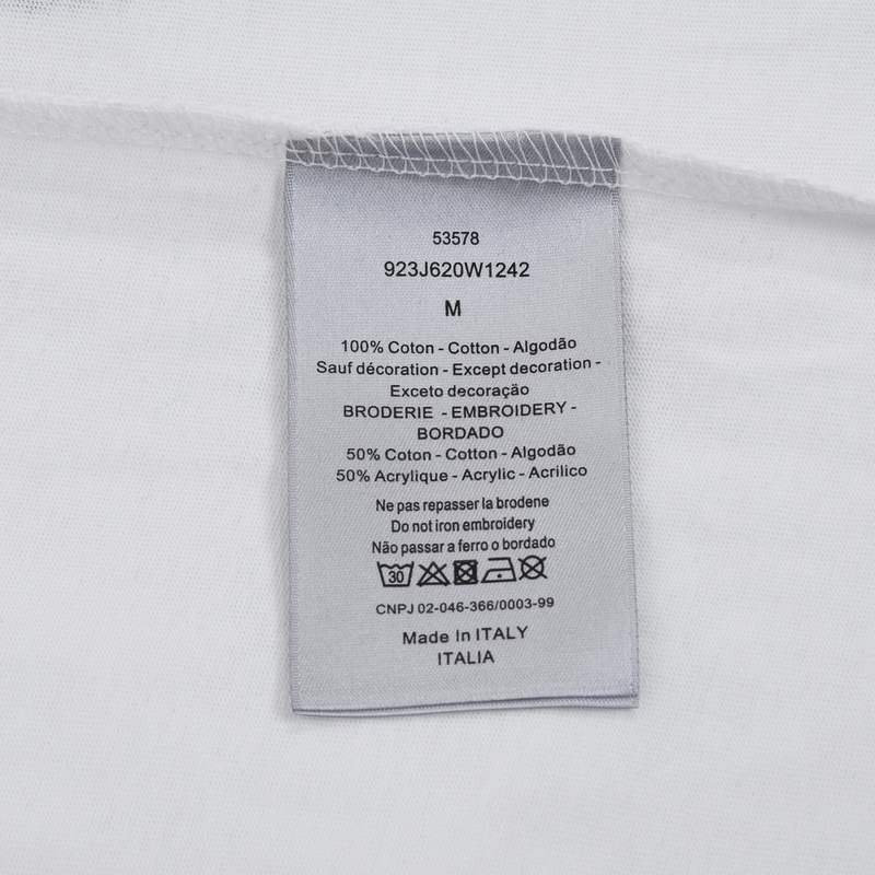 Футболка Dior Number Eight With Logo "White" фото № 9