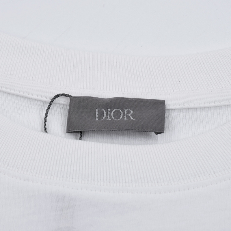 Футболка Dior Number Eight With Logo "White" фото № 5