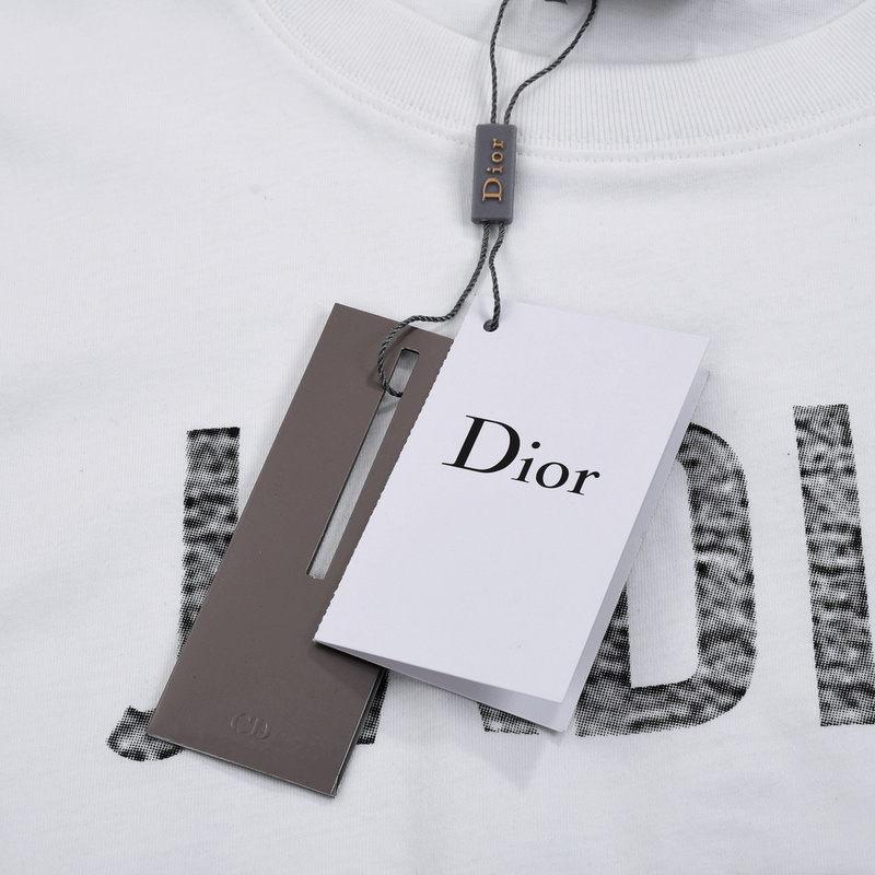 Футболка Dior Number Eight With Logo "White" фото № 2
