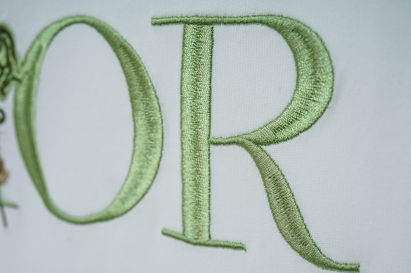 Футболка Dior Logo With Flower "White" фото № 4