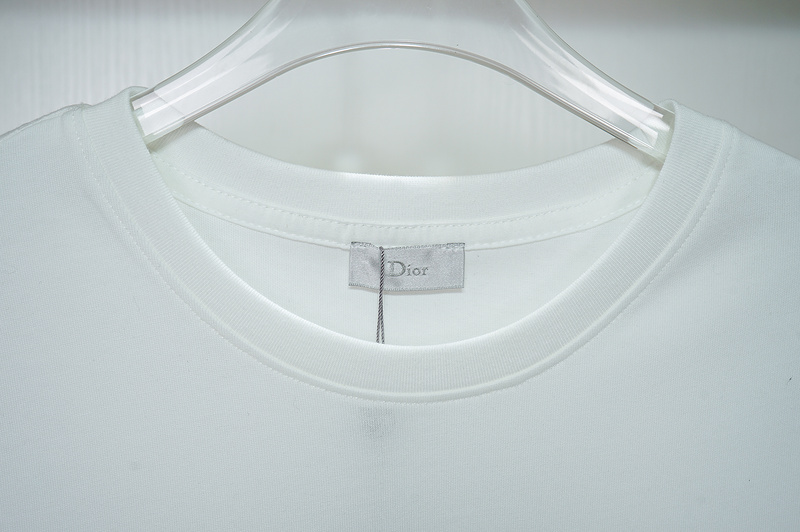 Футболка Dior Logo With Flower "White" фото № 2
