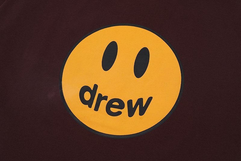 Футболка Drew House Words Instead Of Smile "Brown/Black" фото № 4