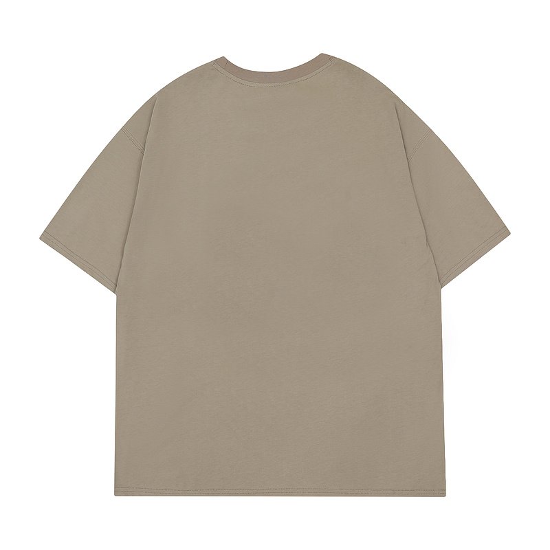 Футболка Drew House With A Black And Yellow Text Logo "Gray/Brown" фото № 2