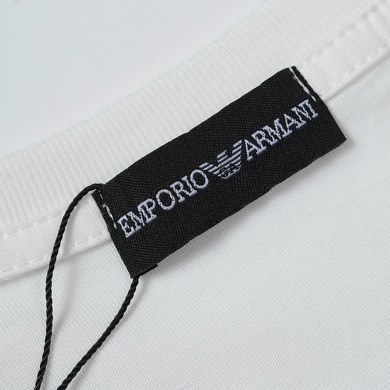 Футболка Emporio Armani With The Inscription Of The Brand "White" фото № 7