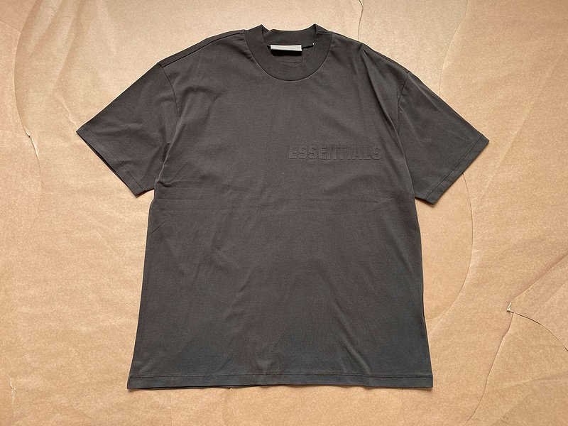 Футболка Fear Of God Cotton — Base "Brown/Black" фото № 2