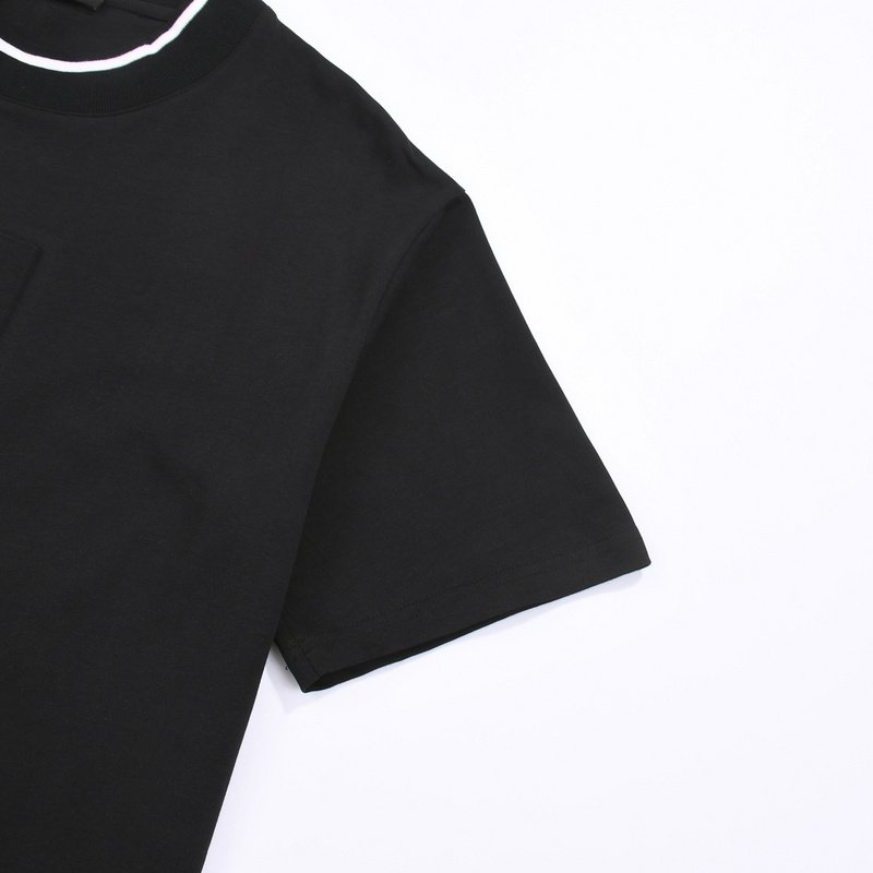 Футболка Fendi Logo Embossing Style "Black" фото № 2