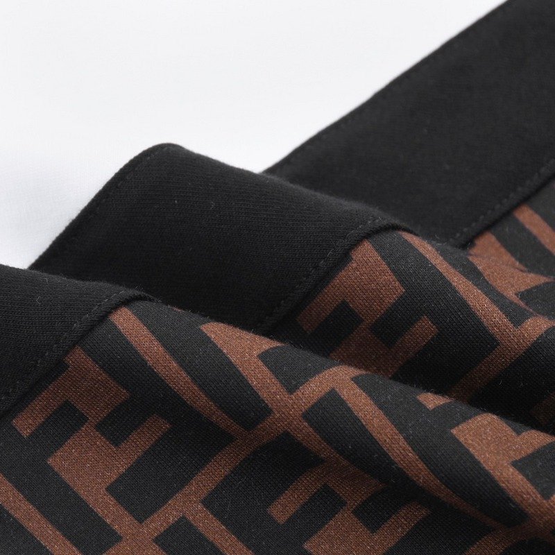 Футболка Fendi Color Separation "White/Brown" фото № 4