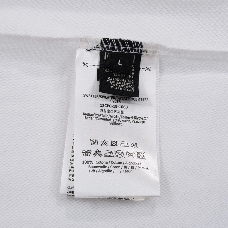 Футболка Fendi Bear Peeking Out Of Bag "White" фото № 7