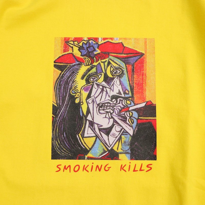 Футболка FR2 Picture Smoking Kills "Yellow" фото № 3