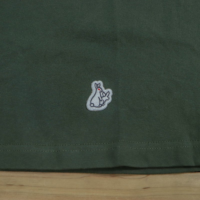 Футболка FR2 Print Two Rabbits In Square And Logo Front "Green" фото № 5