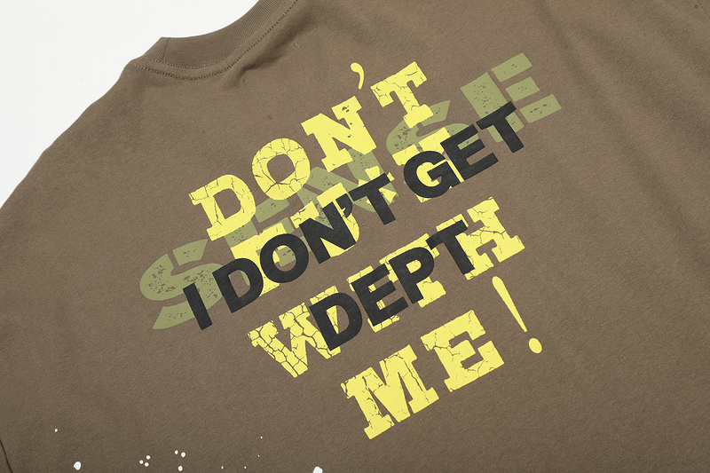 Футболка Gallery Dept White-Green Spots "Light Brown" фото № 2