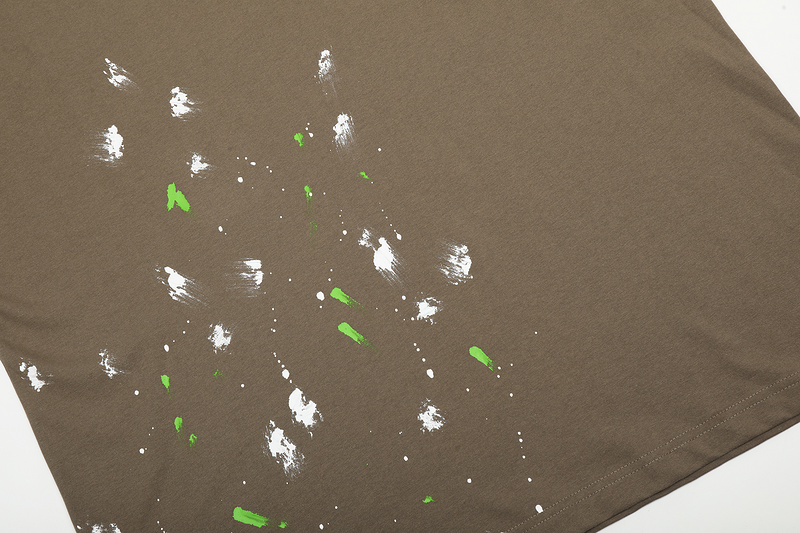 Футболка Gallery Dept White-Green Spots "Light Brown" фото № 6