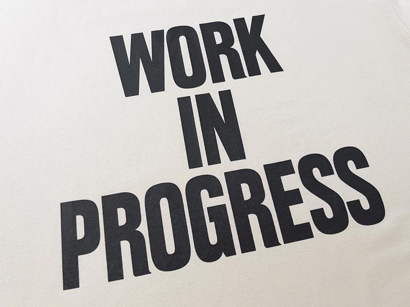 Футболка Gallery Dept. Work In Progress "Archival White" фото № 3