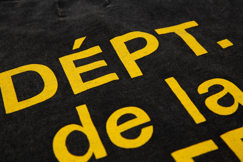 Футболка Gallery Dept With The Inscription Brand "Black" фото № 8