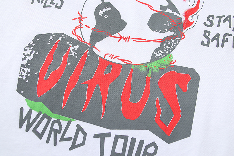 Футболка Gallery Dept Corona "White" фото № 9