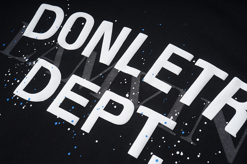 Футболка Gallery Dept Drops Of Paint "Black" фото № 2