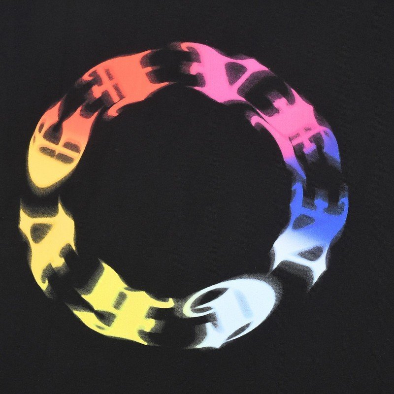 Футболка Givenchy Colorful Circle "Black" фото № 6