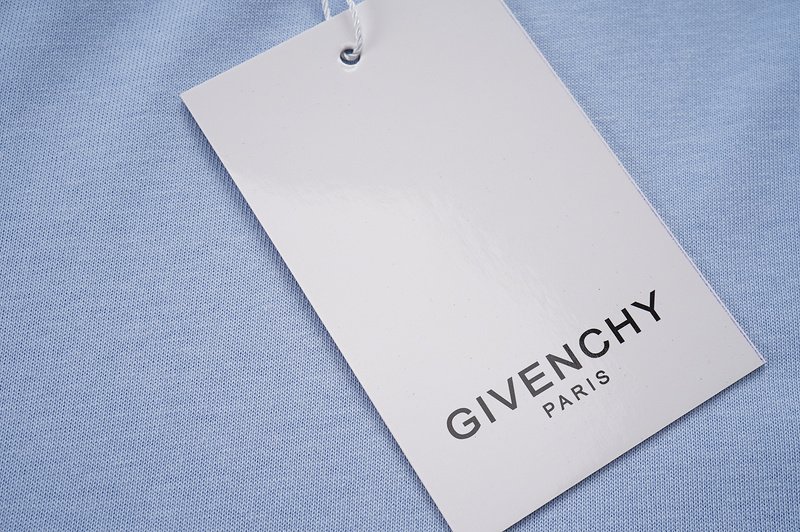 Футболка Givenchy An Eagle Carrying Skulls "Blue" фото № 5