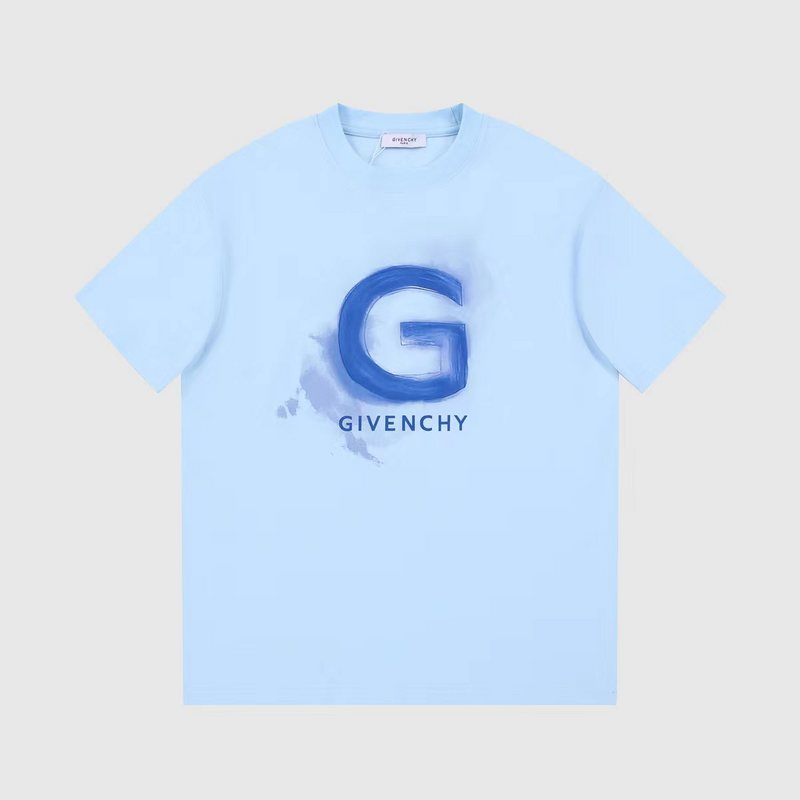 Футболка Givenchy Letter-Print "Blue" фото № 2