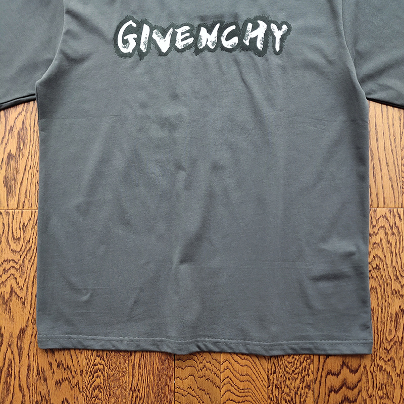 Футболка Givenchy Large Logo "Black" фото № 9