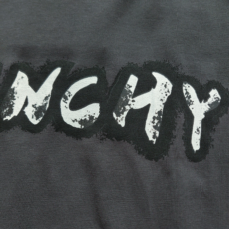 Футболка Givenchy Large Logo "Black" фото № 7