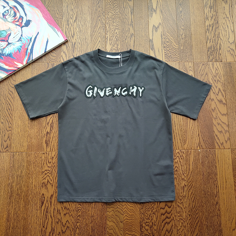 Футболка Givenchy Large Logo "Black" фото № 2