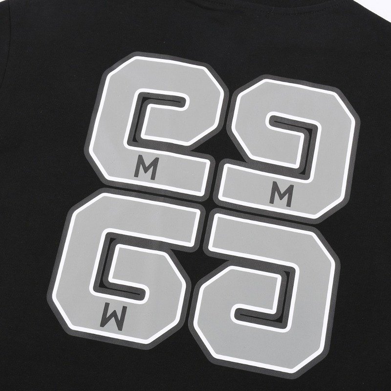 Футболка Givenchy With Logo And Number 52 "Black" фото № 8