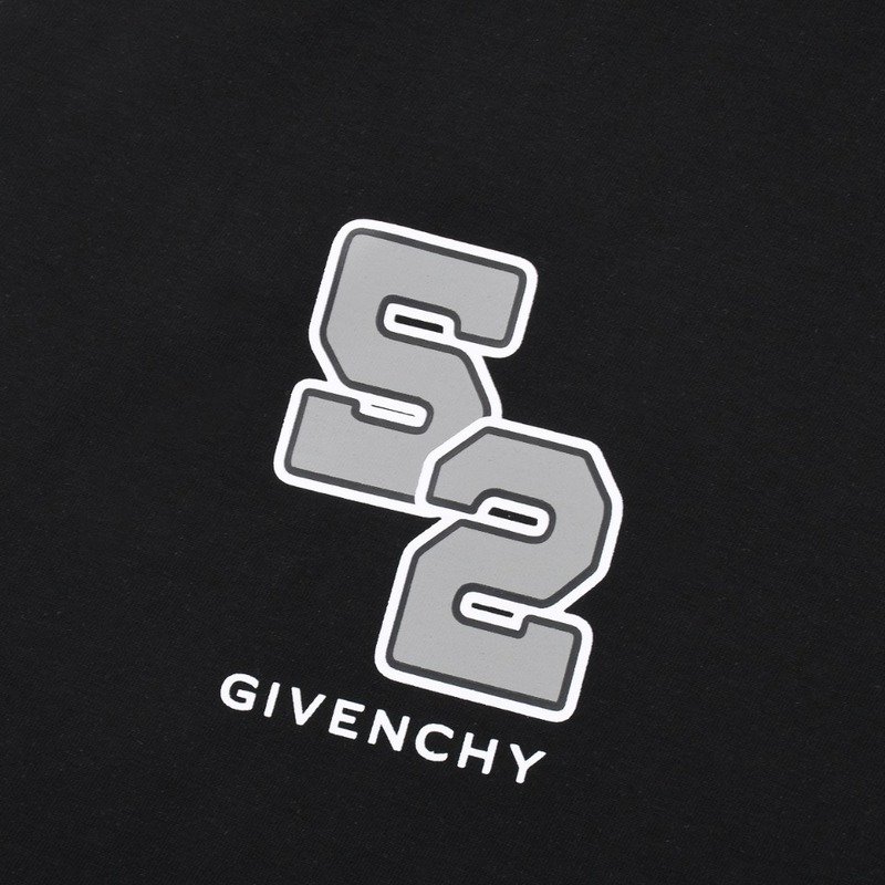 Футболка Givenchy With Logo And Number 52 "Black" фото № 2