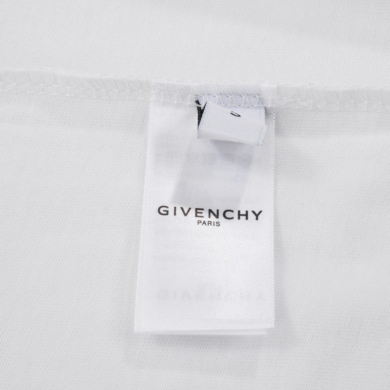 Футболка Givenchy With Silver Logo Printing "White" фото № 3