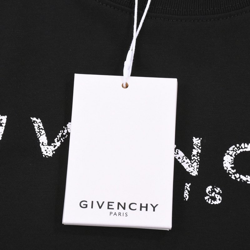 Футболка Givenchy With A Letter Logo On The Back "Black" фото № 2