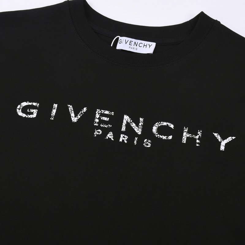 Футболка Givenchy With A Letter Logo On The Back "Black" фото № 7