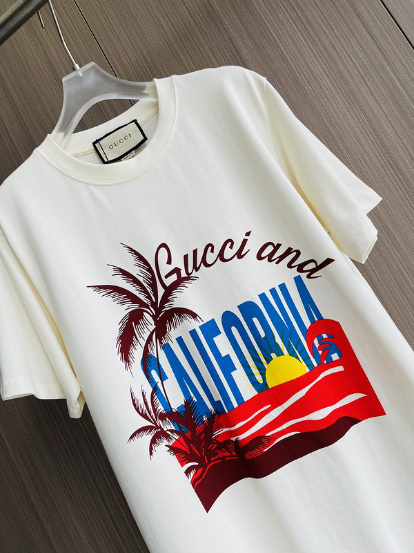 Футболка Gucci Sunny California "White" фото № 6