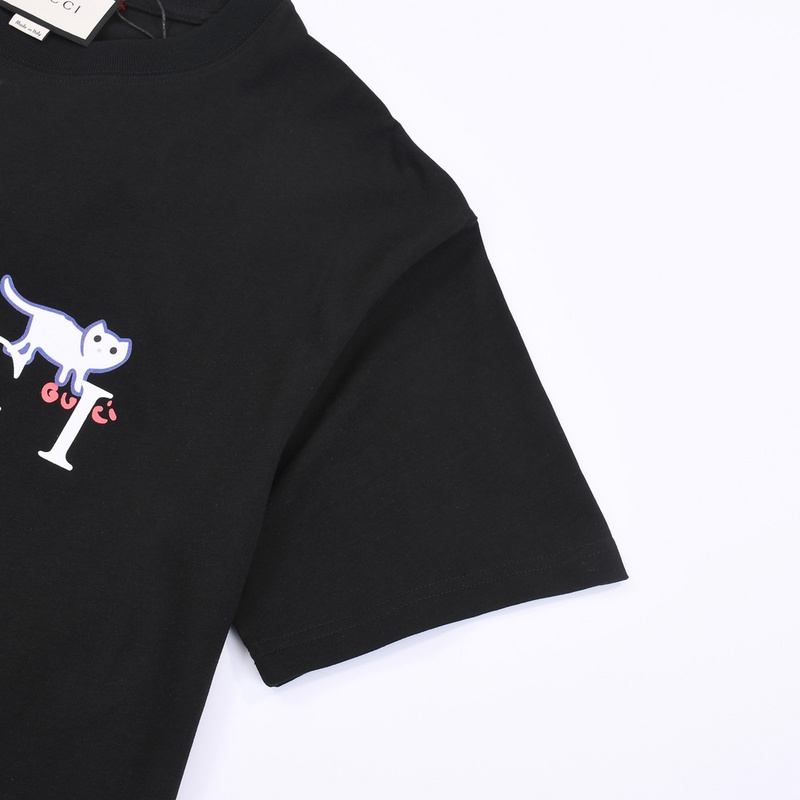 Футболка Gucci Cats "Black" фото № 5