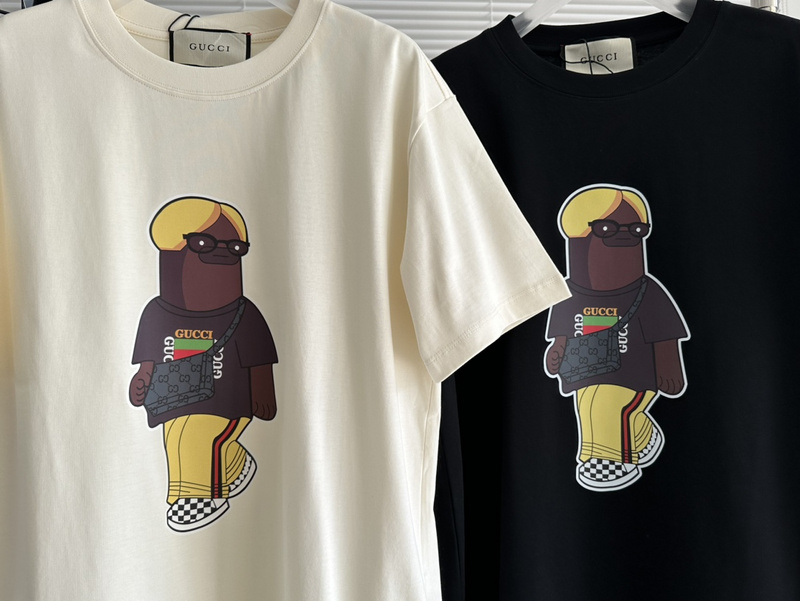 Футболка Gucci Sloth Print "Black" фото № 5