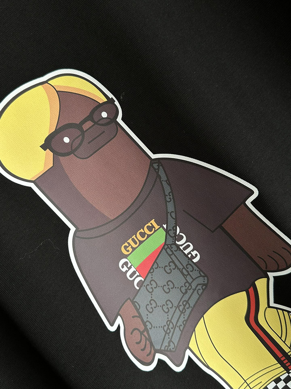 Футболка Gucci Sloth Print "Black" фото № 4