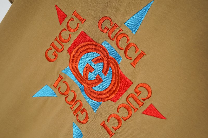 Футболка Gucci Five - Pointed Star "Brown" фото № 7