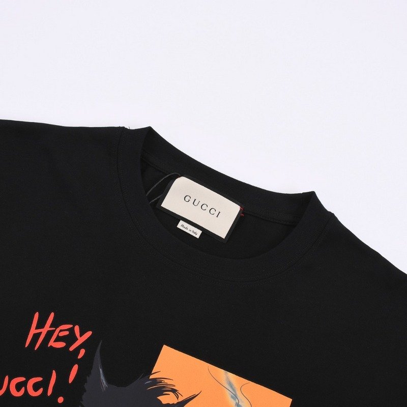 Футболка Gucci Hey "Black" фото № 2