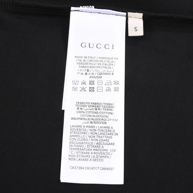 Футболка Gucci With An Inscription In The Form Of House "Black" фото № 4