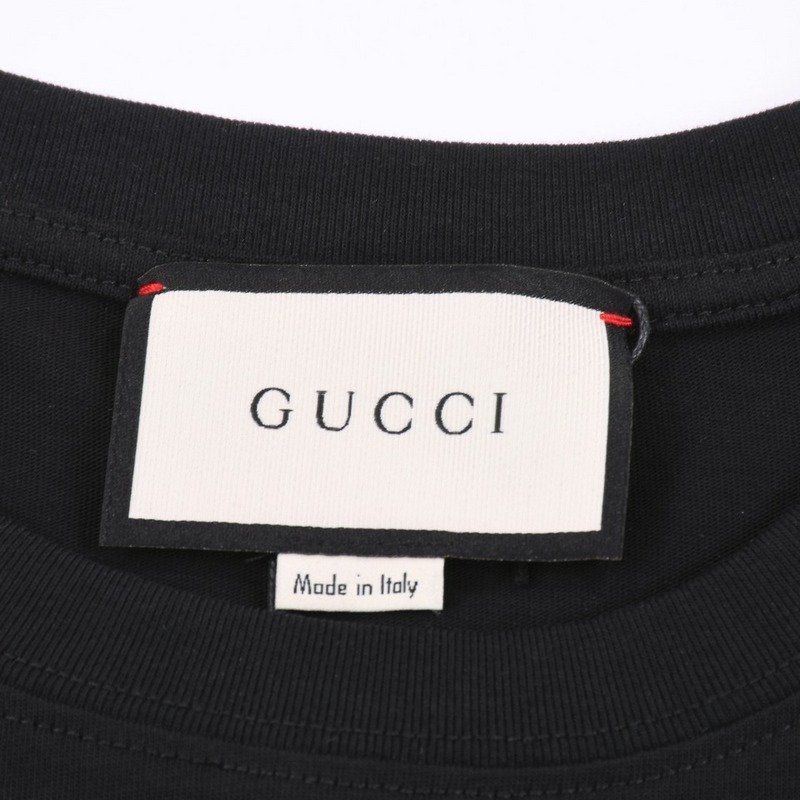 Футболка Gucci With An Inscription In The Form Of House "Black" фото № 7