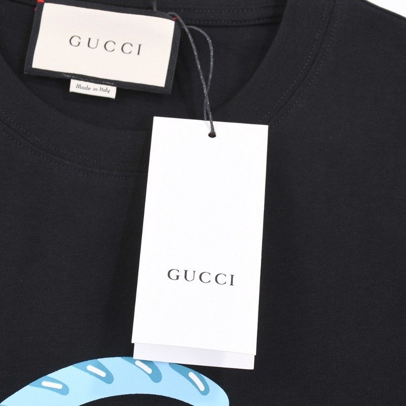 Футболка Gucci With A Feline Print "Black" фото № 4