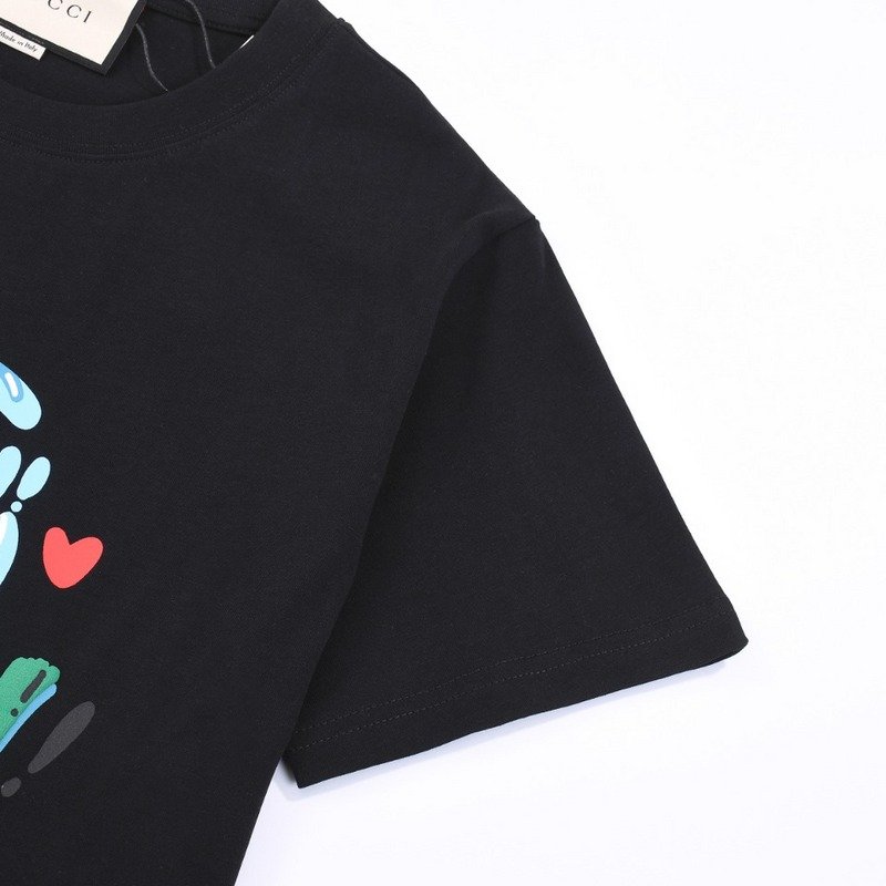 Футболка Gucci With A Feline Print "Black" фото № 5