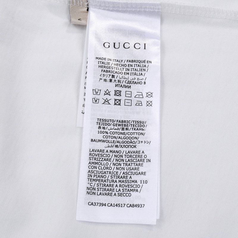 Футболка Gucci With Graphic Print Of Sneakers "White" фото № 8
