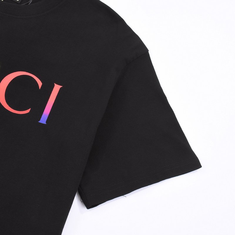 Футболка Gucci With A Logo - A Game Of Color "Black" фото № 3