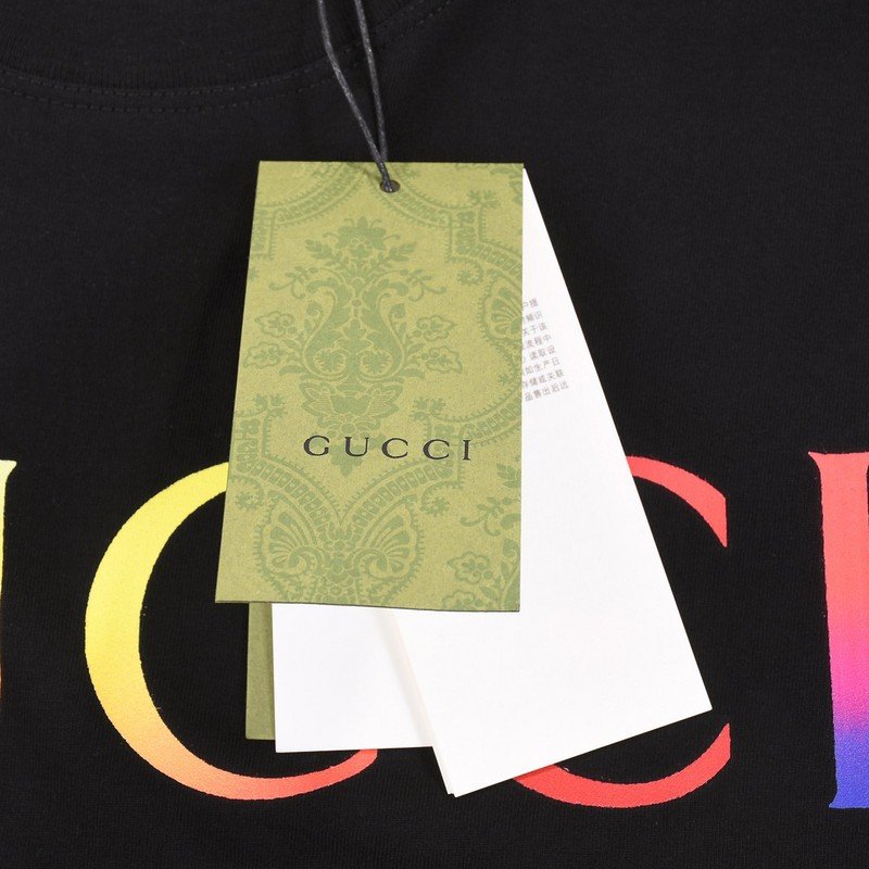 Футболка Gucci With A Logo - A Game Of Color "Black" фото № 5